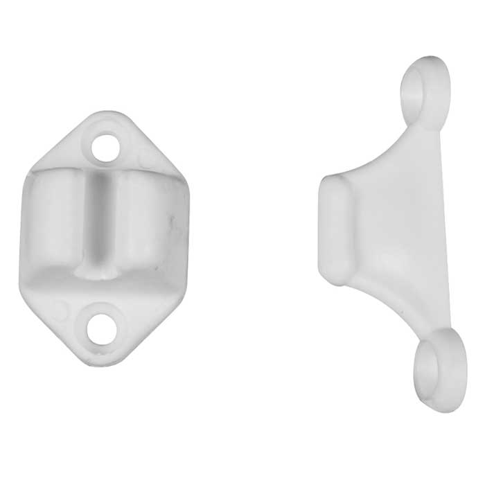 Dørholder Plast    Dele  Hvid