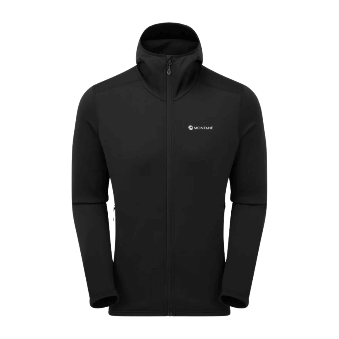 Fleecejakke Herre Montane Fury Hoodie Sort