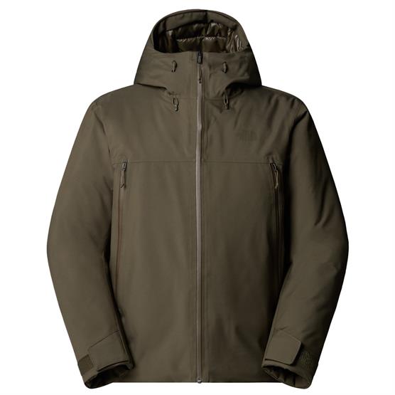 The North Face Mens Mtn Range Down Hooded Jacket  New Taupe Green